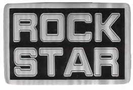Rockstar Rectangular buckle